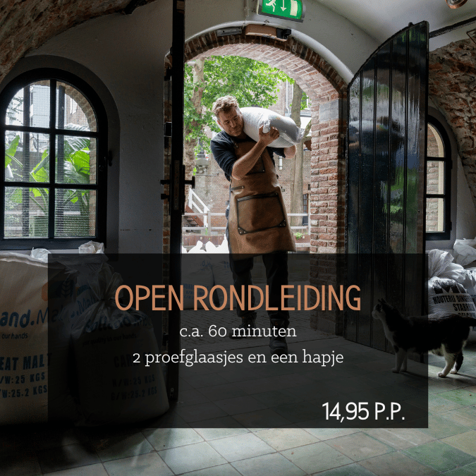 Boek een rondleiding door onze brouwerij en proef onze bieren